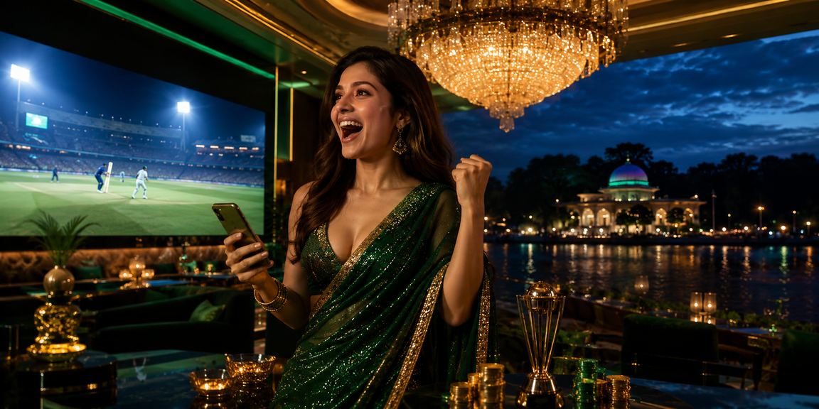 Cricket Betting Screen on Mobile Held by a Bangladeshi Model in Comilla